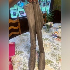 Taupe Chinese Laundry tall tie boots